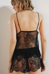 LACE STRAPPY TOP