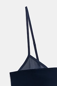 COMBINATION TULLE CAMISOLE