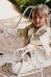 EMBROIDERED FLORAL CULOTTES