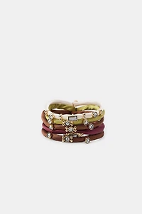 FOUR-PACK OF WOVEN JEWELRY BRACELETS