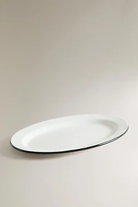 IRON RIM SERVING DISH