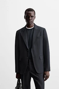 HERRINGBONE SUIT BLAZER