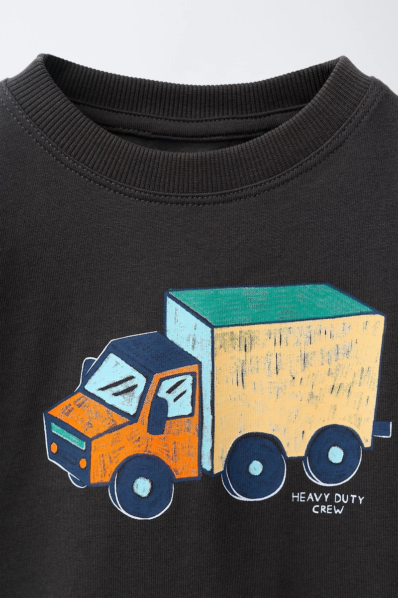 VEHICLE PRINT T-SHIRT