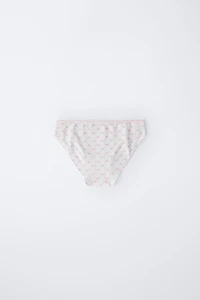AGES 6-14 / SIX-PACK OF HEART PRINT UNDERWEAR