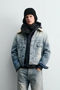 PLEATED DENIM JACKET X SR_A