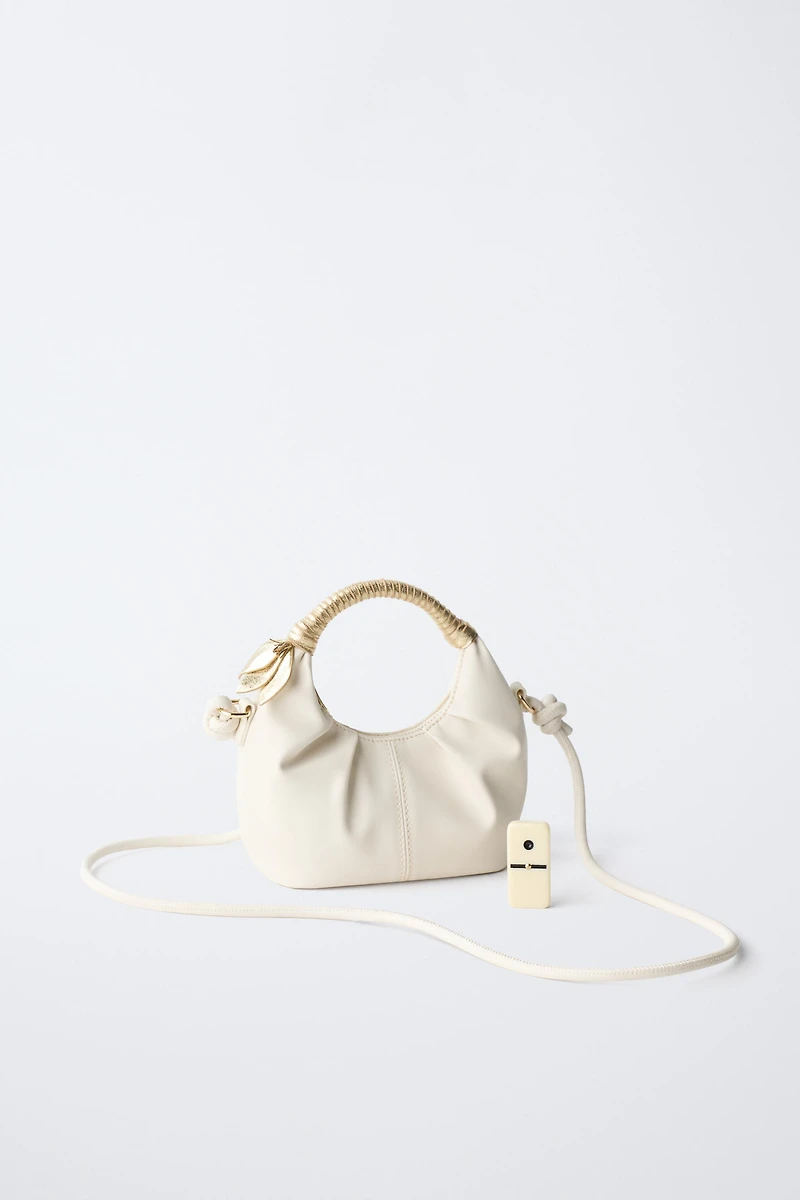 GATHERED CROSSBODY BAG