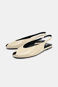 OPEN TOE SLINGBACK SHOES