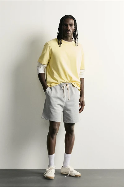 RELAXED FIT SWEATSHORTS