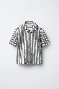RUSTIC STRIPED BOWLING SHIRT