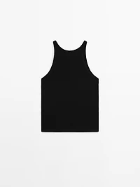 100% cotton halter top