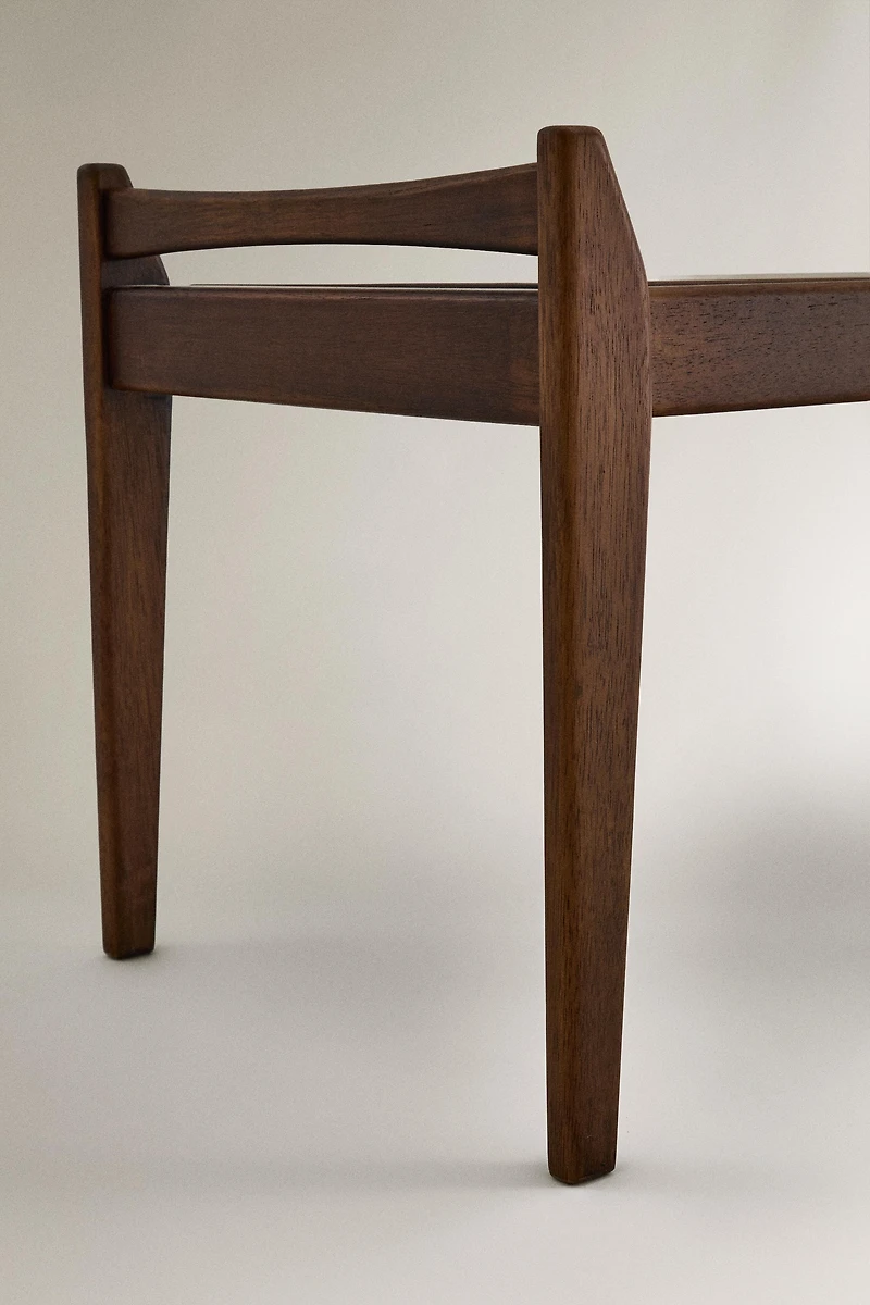 LONG WOODEN BENCH