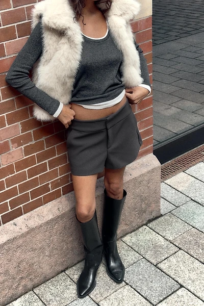 FAUX FUR VEST