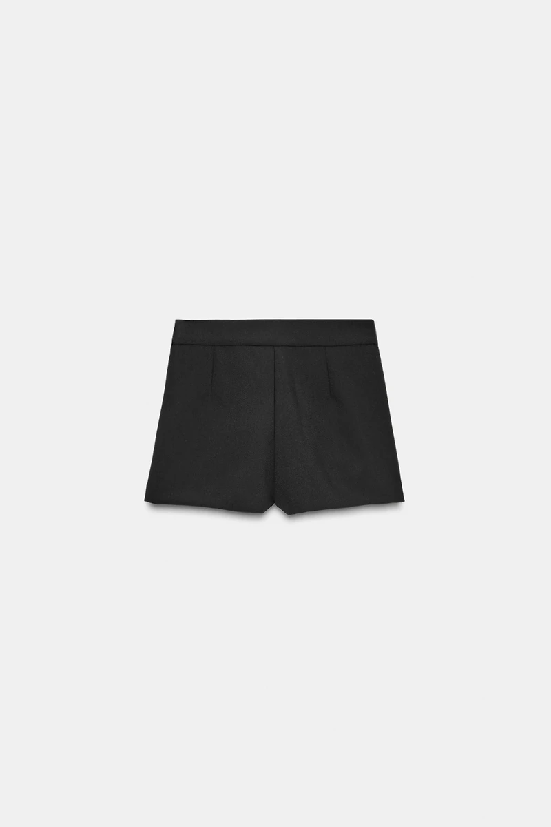 PLEATED BELTED SKORT
