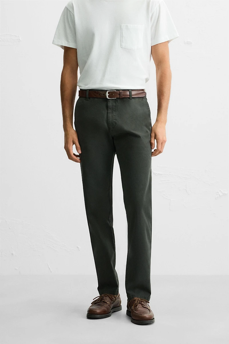 SKINNY CHINO PANTS