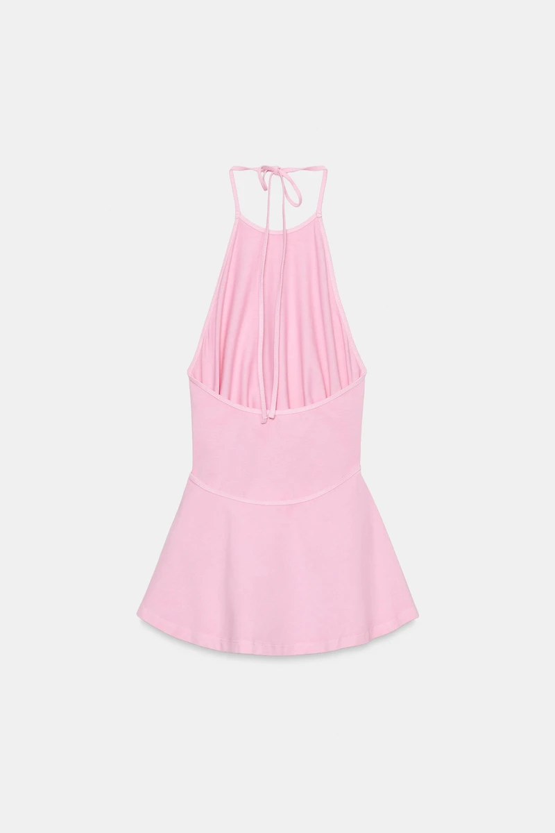 HALTER TOP WITH SASH