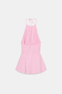 HALTER TOP WITH SASH