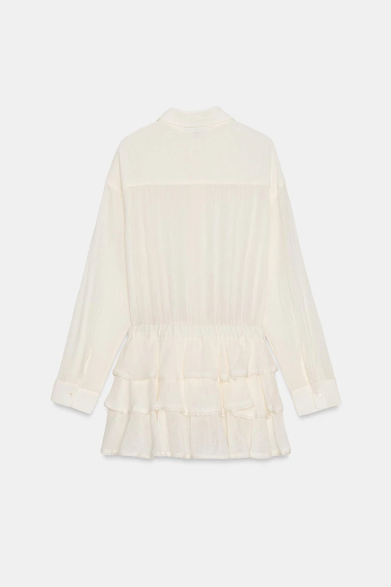 CHIFFON RUFFLED ROMPER