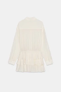 CHIFFON RUFFLED ROMPER