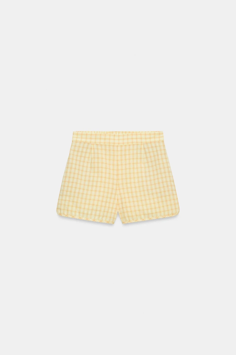 SHORT À CARREAUX