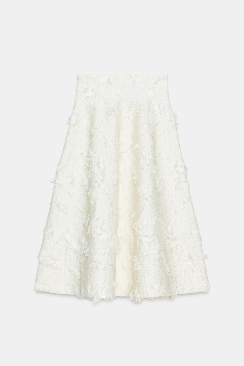 JUPE MI-LONGUE STRUCTURÉE ZW COLLECTION