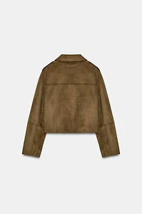 VESTE COURTE EFFET DAIM
