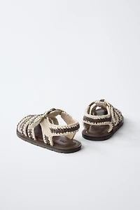 HOOK AND LOOP FASTENING FISHERMAN SANDALS