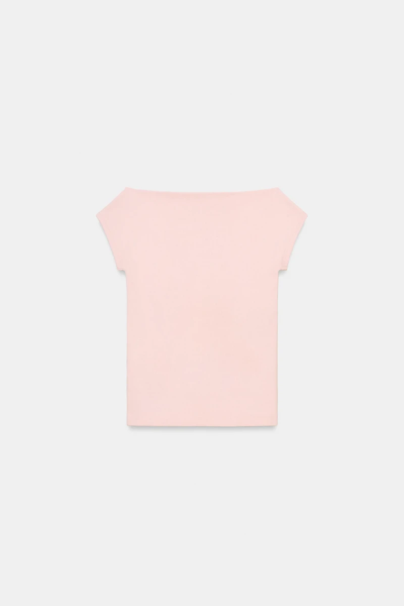 T-SHIRT COL BATEAU