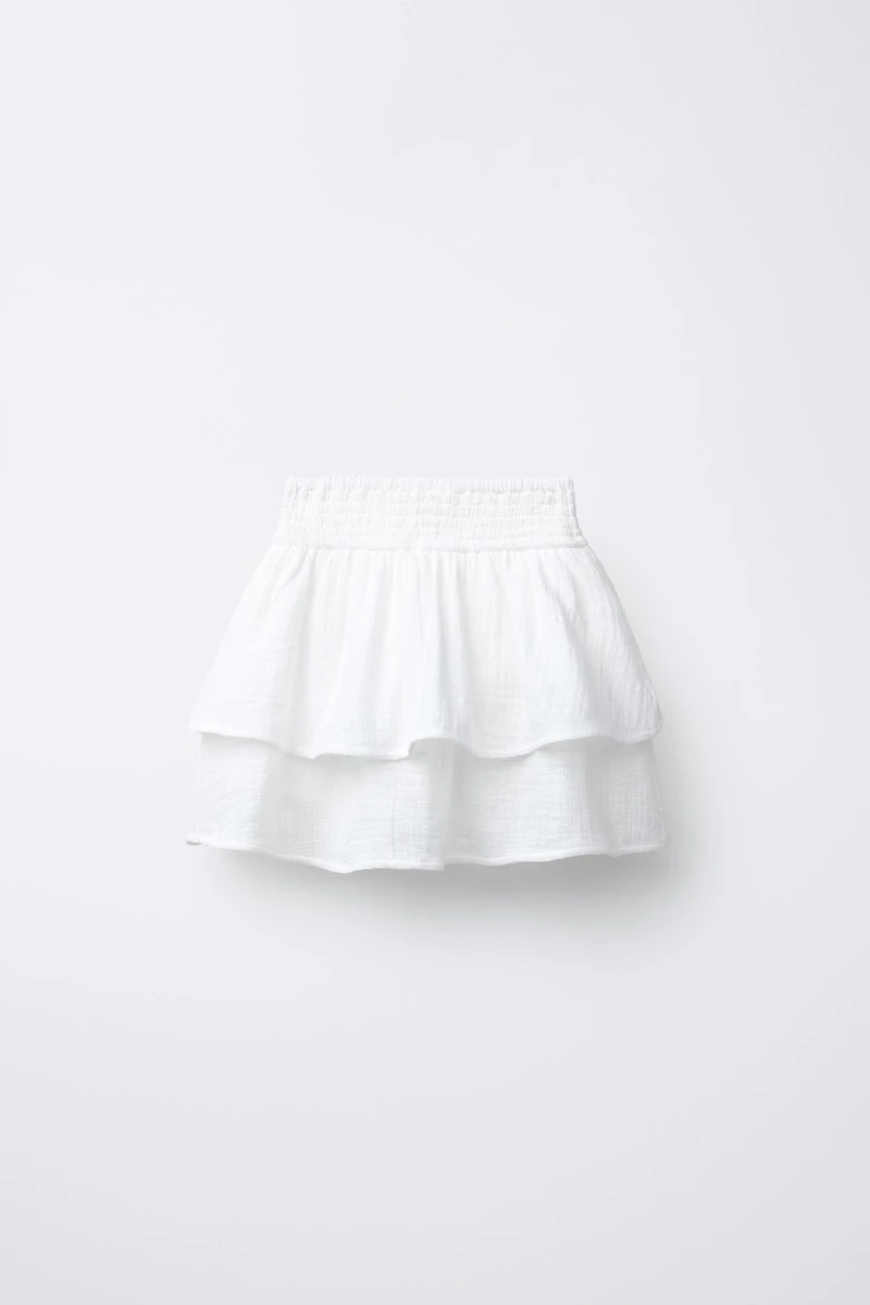 RUFFLE STUD SKORT