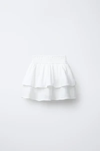 RUFFLE STUD SKORT