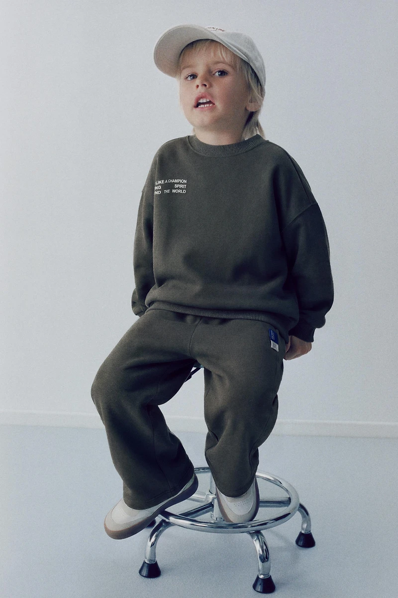 ENSEMBLE JOGGING SWEAT-SHIRT ET PANTALON INSCRIPTION