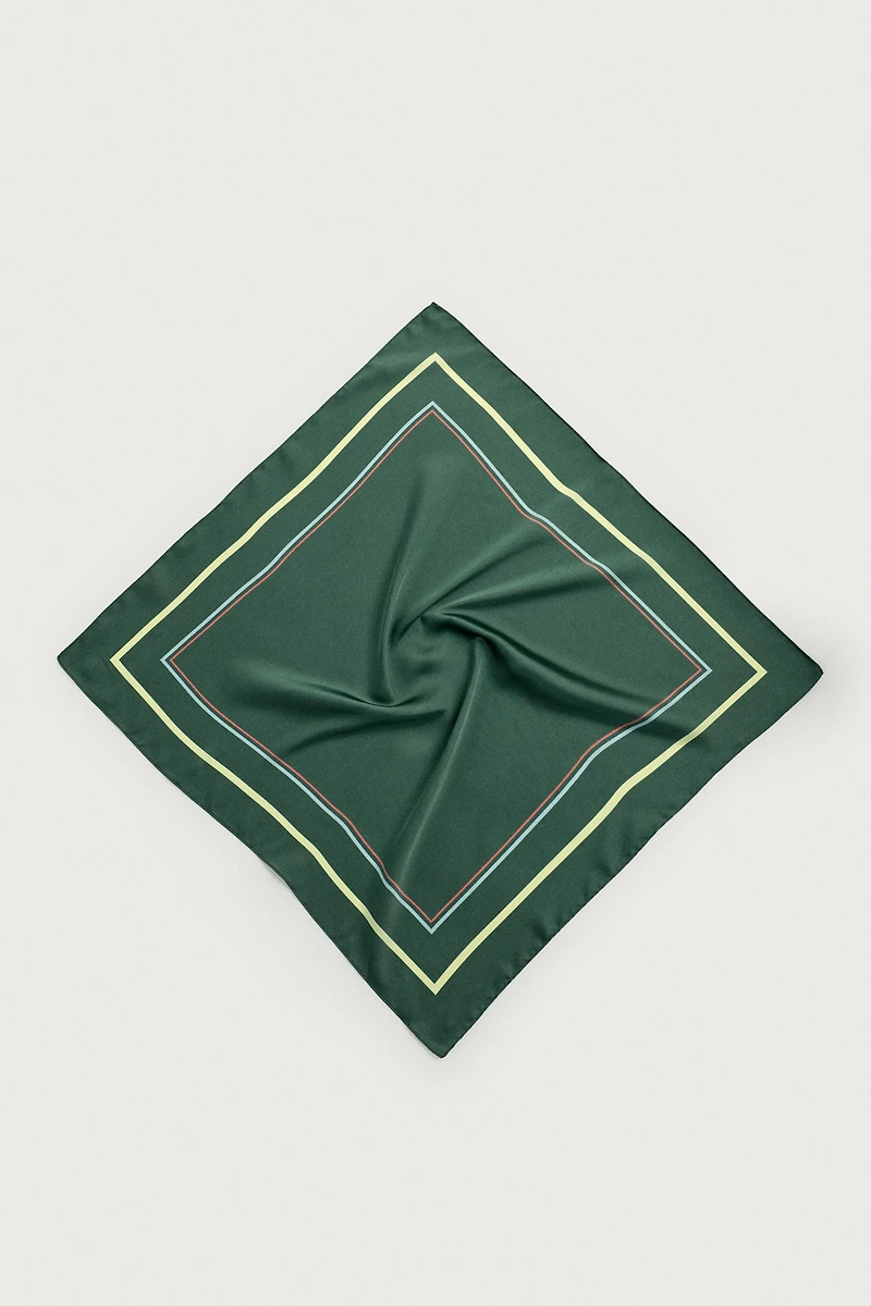 GEOMETRIC PRINT FLOWY BANDANA
