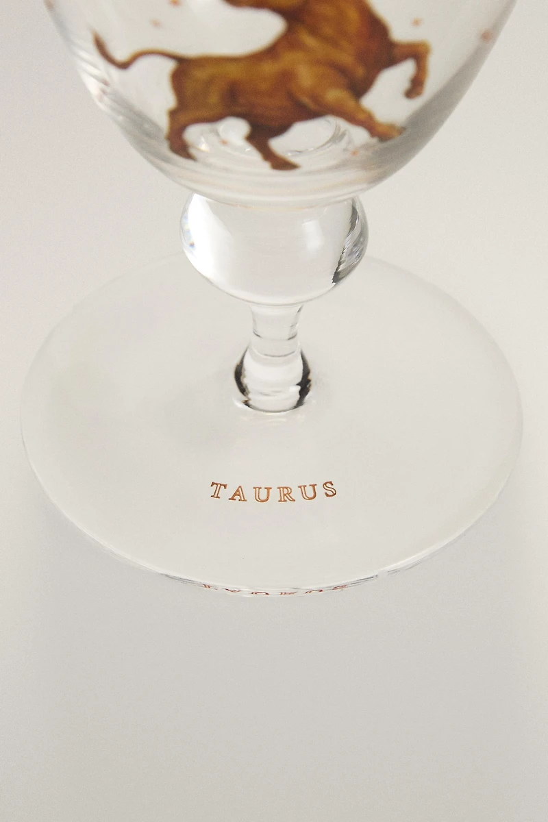 TAURUS ZODIAC GLASS | MARISA BERENSON
