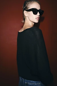 V-NECK KNIT JUMPER