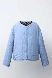 FLORAL PUFFER JACKET