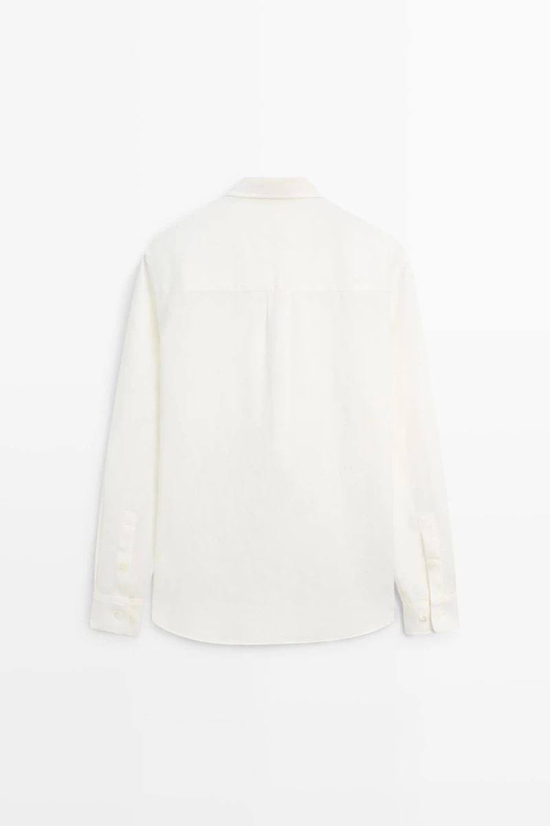 100% linen regular fit shirt