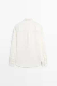 100% linen regular fit shirt