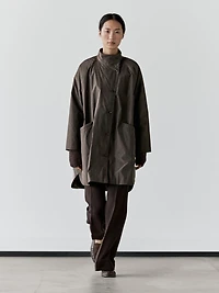 Veste longue matelassée