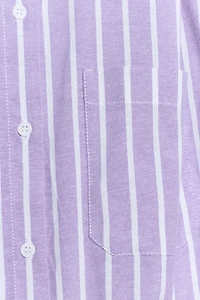 CHEMISE COURTE À RAYURES