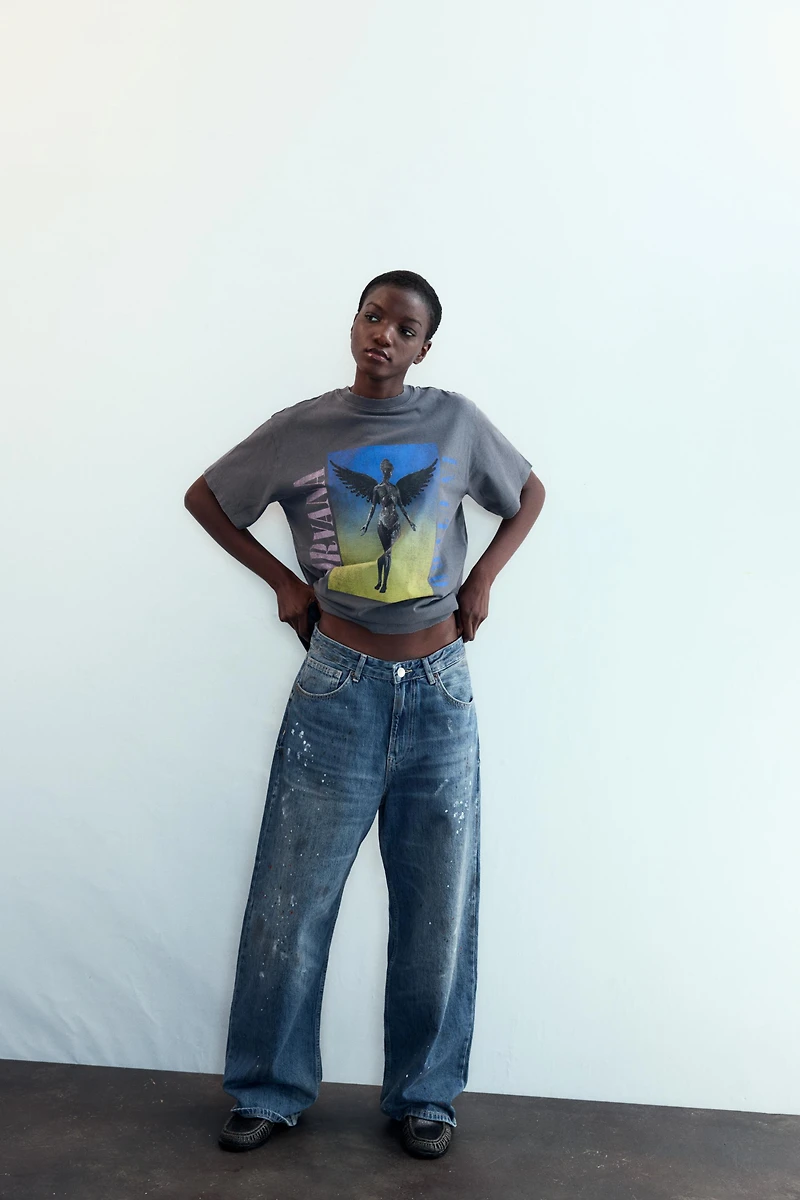 NIRVANA© WASHED EFFECT T-SHIRT