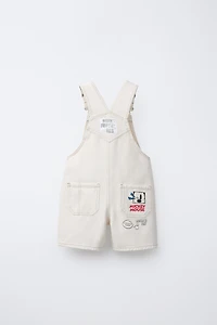 MICKEY MOUSE © DISNEY TWILL OVERALL SHORTS