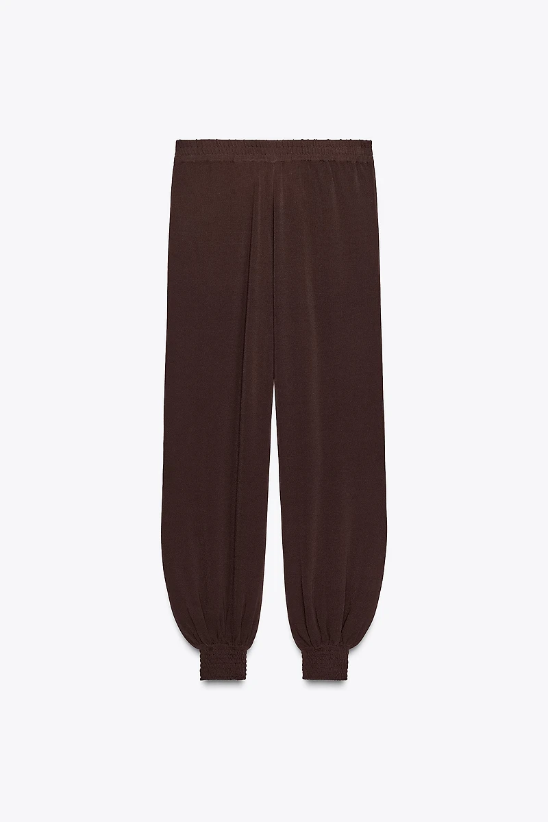 PANTALON EN MAILLE BOUFFANT
