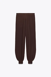 PANTALON EN MAILLE BOUFFANT
