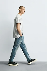 SLIM CROPPED FIT JEANS