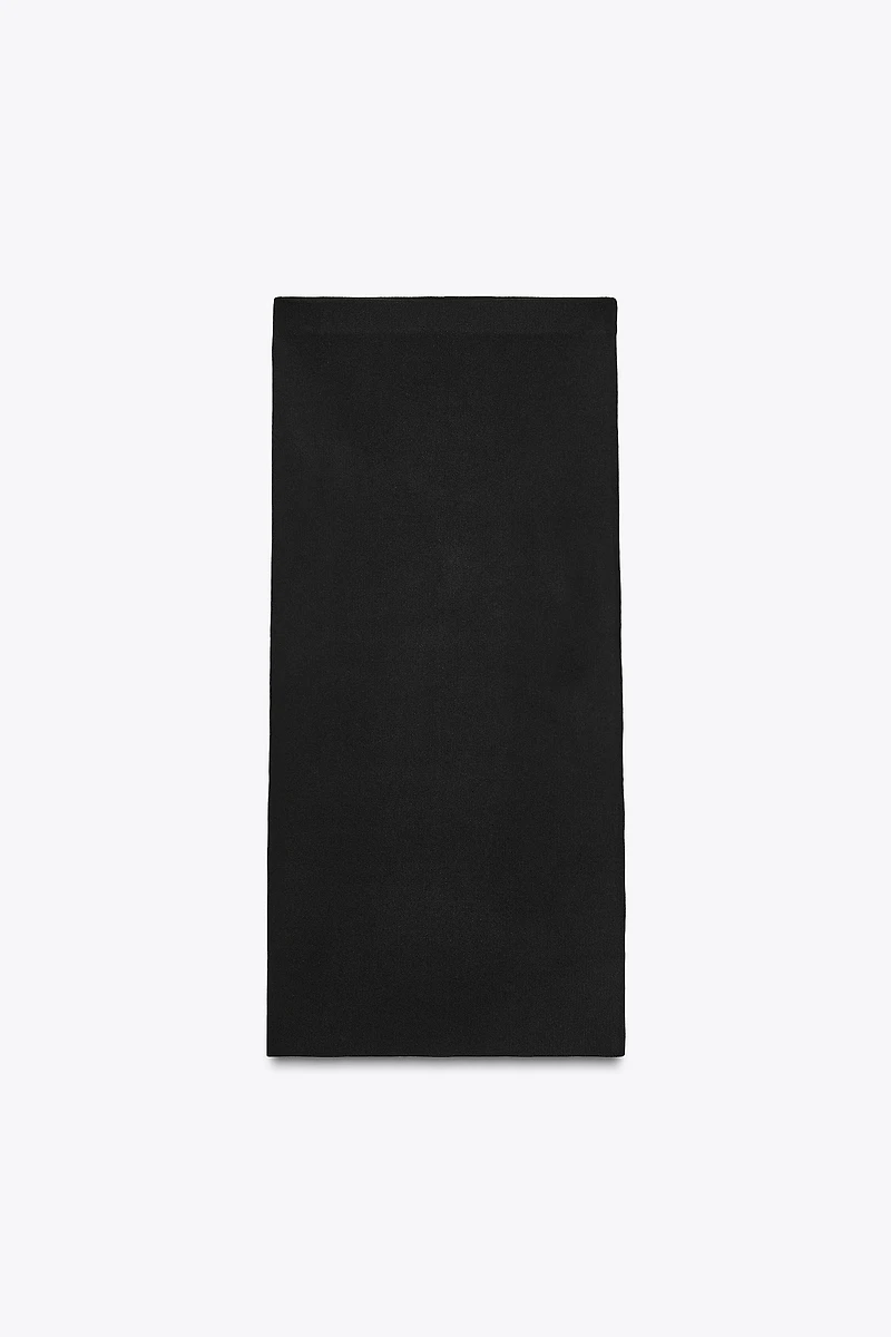 KNIT MIDI SKIRT