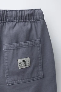 TWILL FLOWY CARGO SHORTS