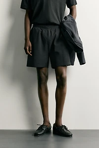 COMFORT SEERSUCKER REGULAR FIT SHORTS
