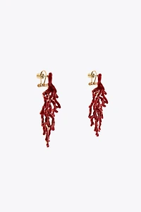BOUCLES D'OREILLES CORAIL