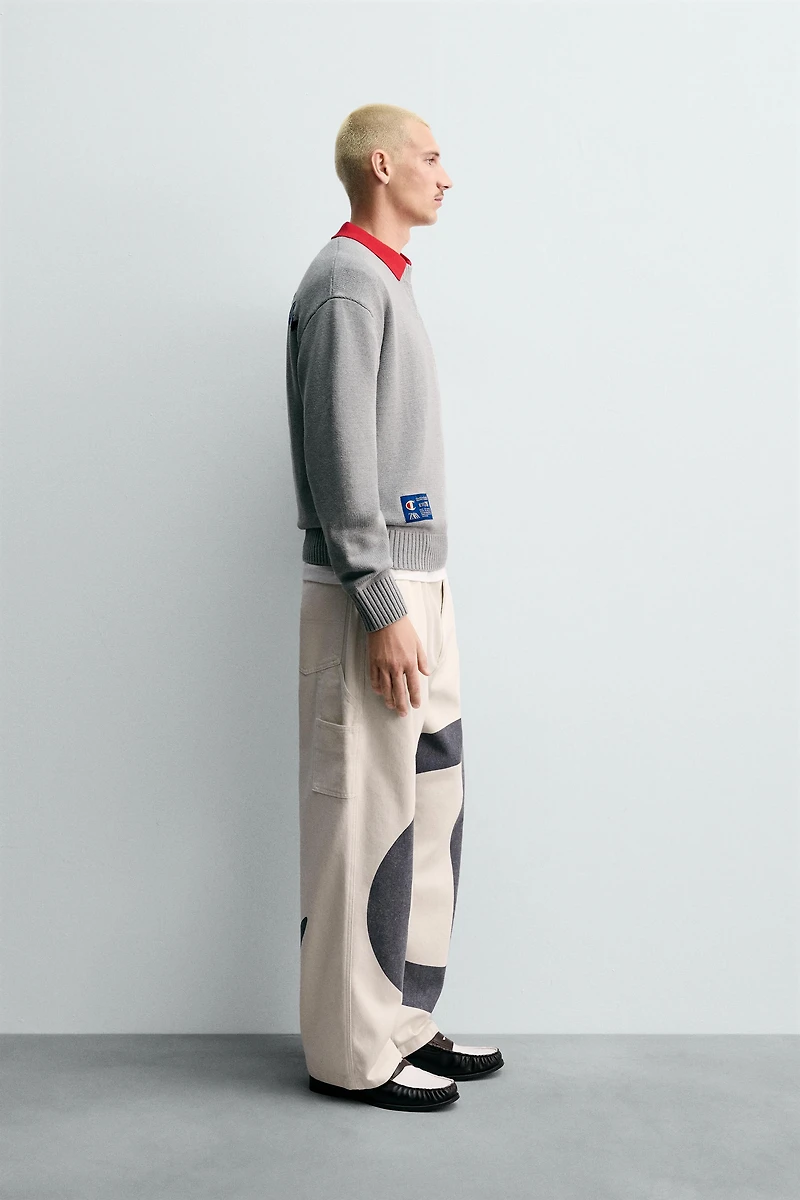 PANTALON LOGO CONTRASTÉ CHAMPION ® X ZARA