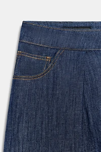 PLEATED LINEN PANTS
