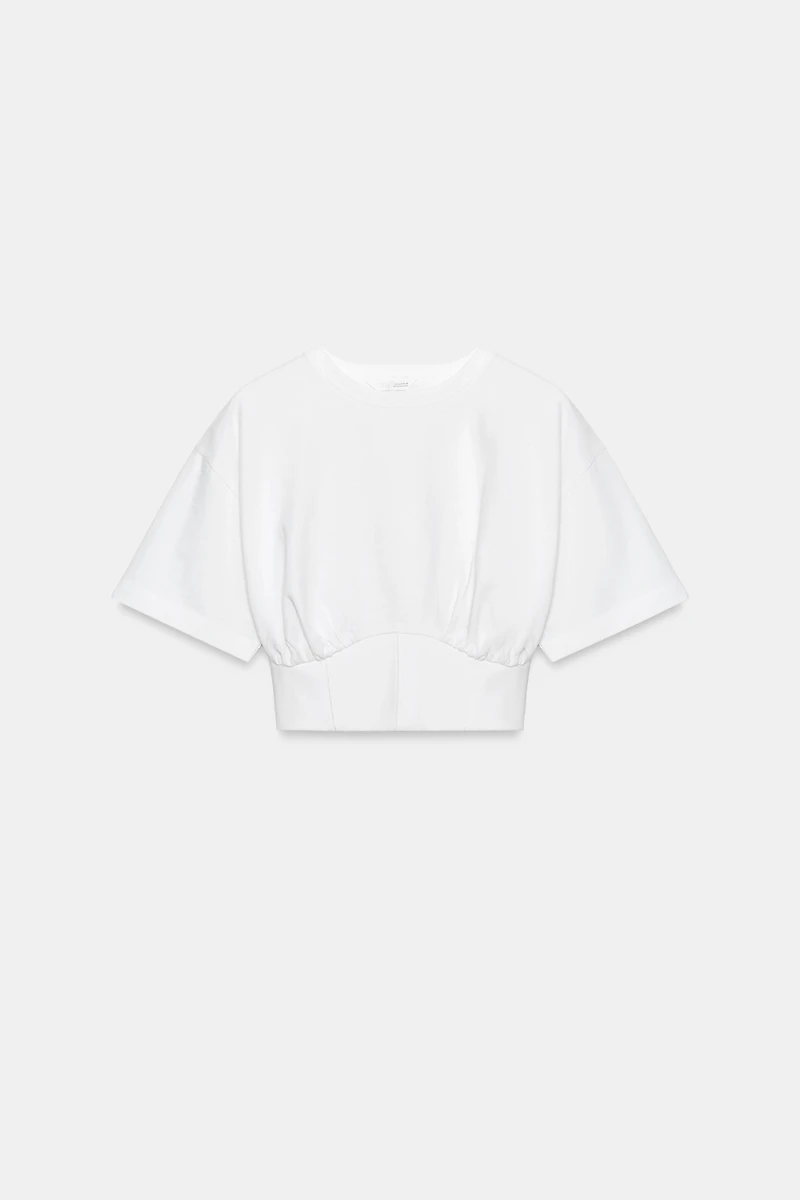 T-SHIRT COURT MANCHES COURTES